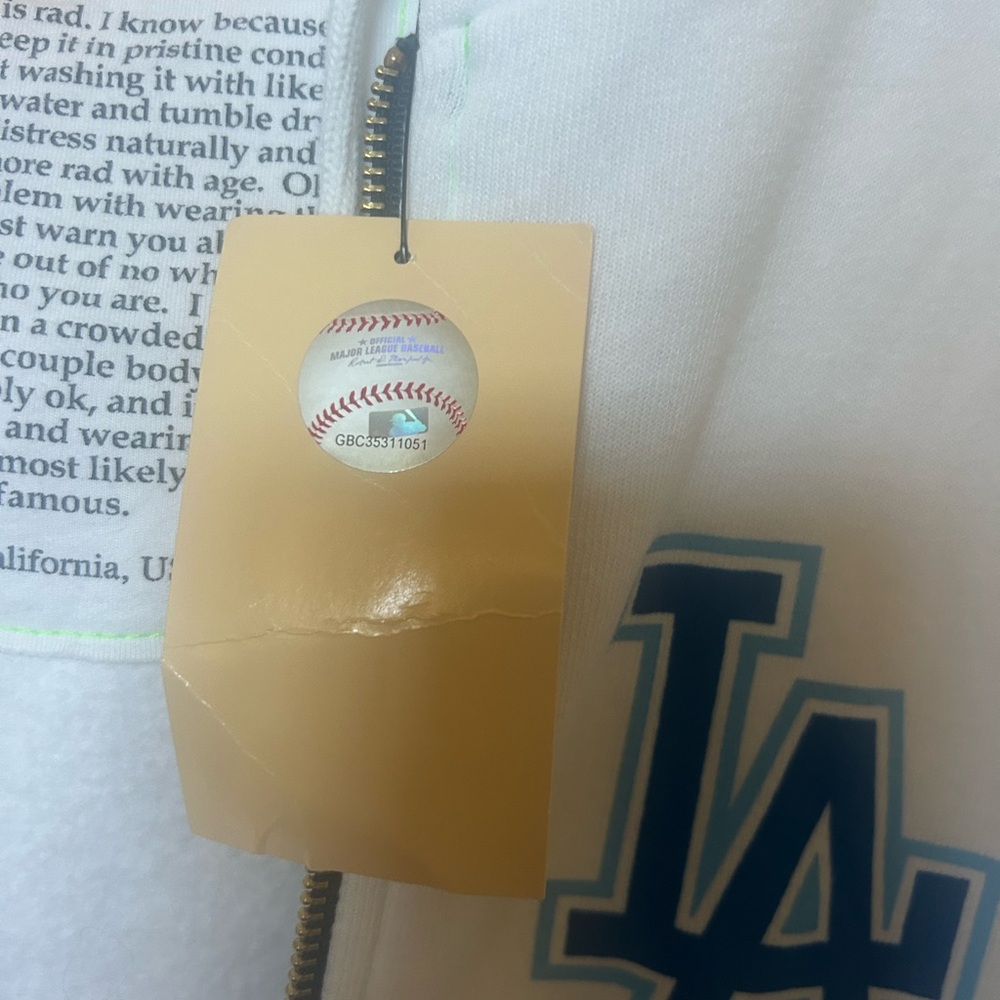Aviator nation x LA dodgers zip up NWT - Picture 3 of 6